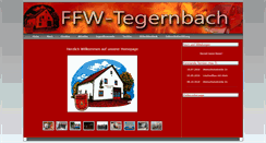 Desktop Screenshot of ffw-tegernbach.de