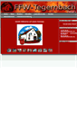 Mobile Screenshot of ffw-tegernbach.de