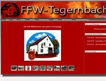 Tablet Screenshot of ffw-tegernbach.de